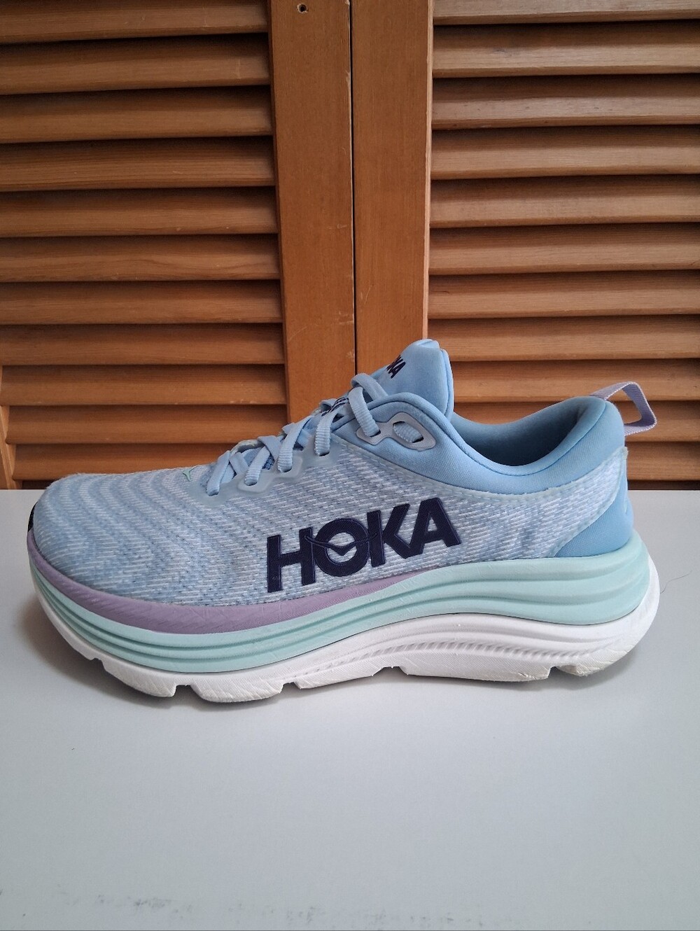 Hoka Gaviota 5 Airy Blue Sunlit Ocean  Women's Running Shoe * Size: 8B